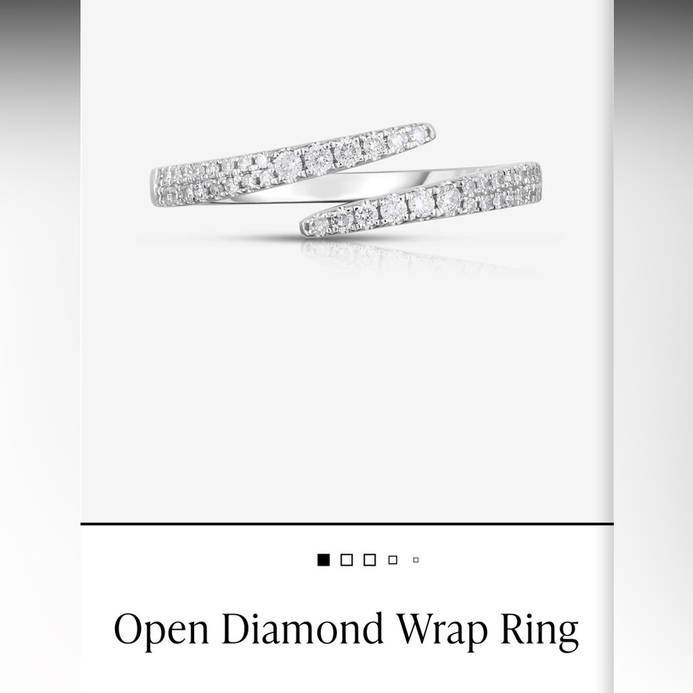 Ring Concierge Diamond Open Wrap Ring (pinky)